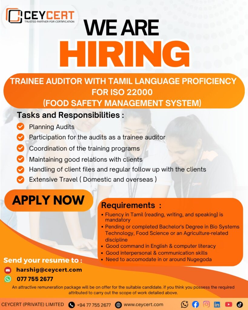 CEYCERT Professional Training Program Flyer